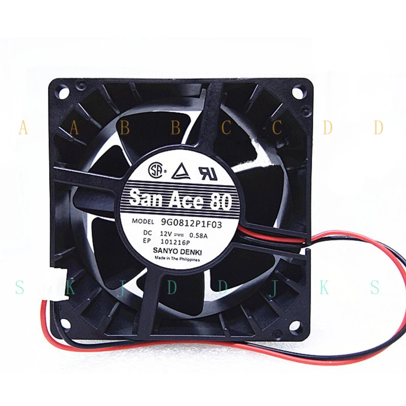 

Новый вентилятор охлаждения 9G0812P1F03 12V 0.58A для SANYO