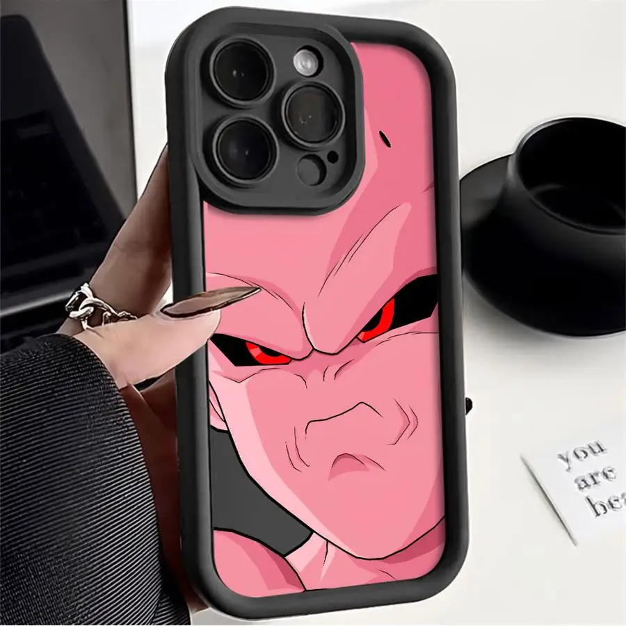 아이폰 XS Max 15 16 14 Plus XR 13 12 11 Pro Max 17 Air 16e용 케이스, 소프트 커버, 드래곤볼 Z 셀 마진 부우