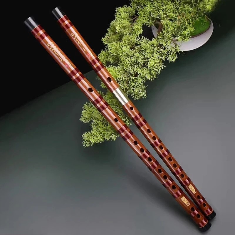 Chinese Horizontal Flute Professional Playing Bitter Bamboo Flutes Adult Beginner Detachable Flute Tradition Musical Instruments