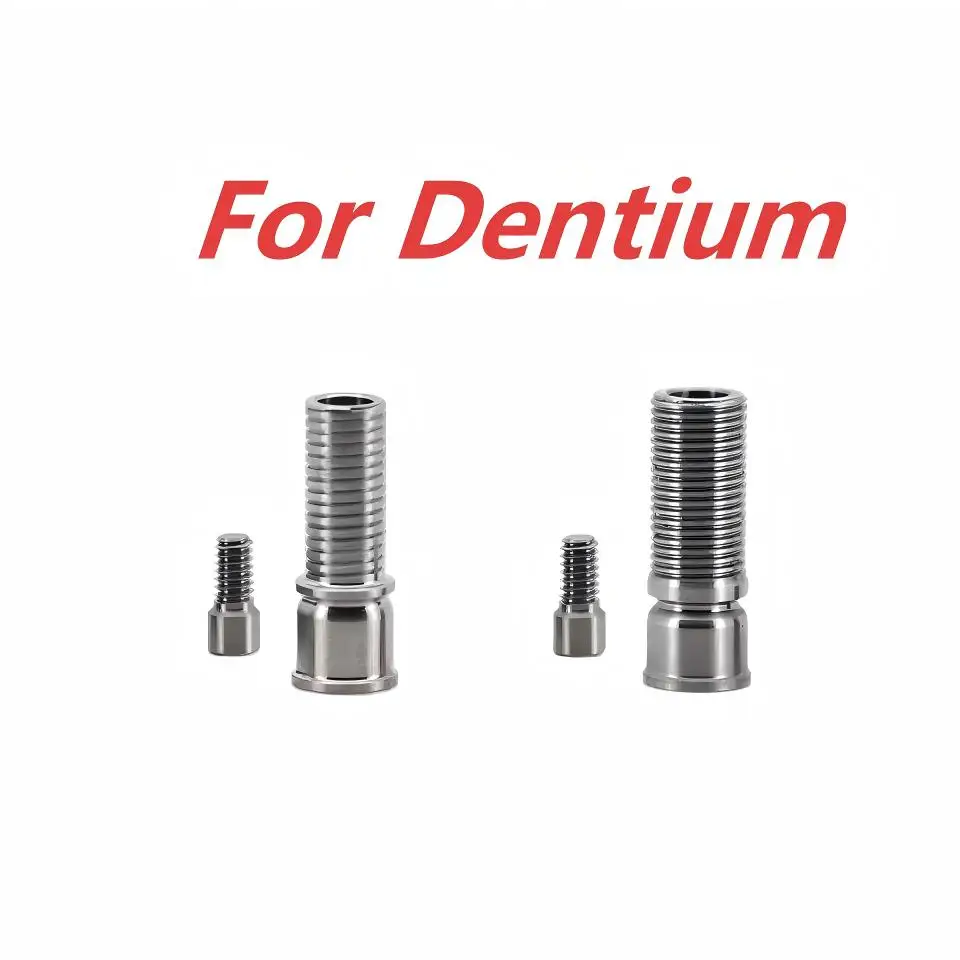 Dental Implant Multi-Unit Temporary Coping Non-Engaging Engaging Titanium Sleeve Screws Screw Retained Bridge Lab Supplies