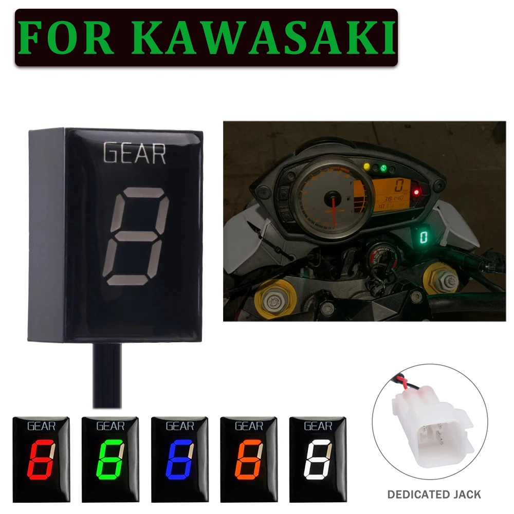 

Motorcycle Gear Indicator For Kawasaki ER6N ER-6N ER6F ER-6F ER 6N 6F Z750 Z1000 Z 750 1000 Versys 650 Versys650 Gear Display