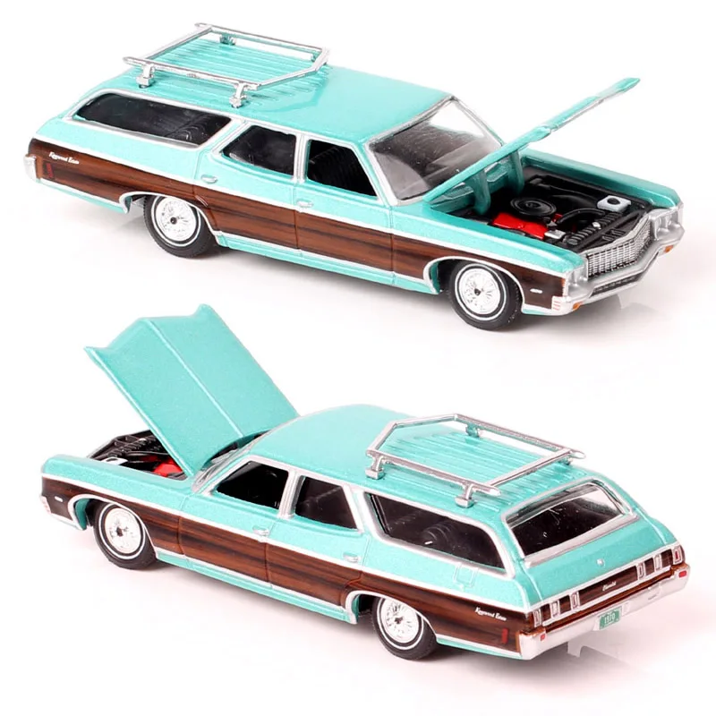 Auto Star AW 1/64 Scale Old 1970 Chevrolet Impala Kingswood Estate Station Wagon Diecast & Vehicles Chevy Metal Car Model Toy