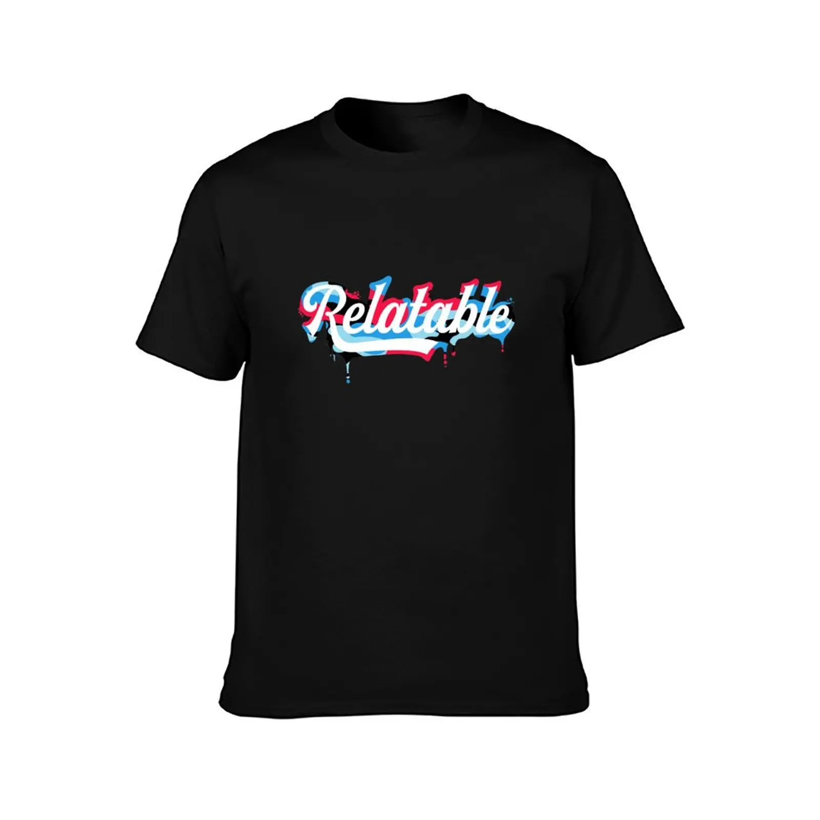 Brent Rivera Merch Relatable-White Camo Melting T-Shirt man t shirts for men casual T-Shirt