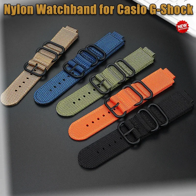 Nylon Watchband for Casioak GA-110/100/120 DW-5600/5035/5610 GA-800 810 Bracelet Strap Band Casioak Strap Accessories