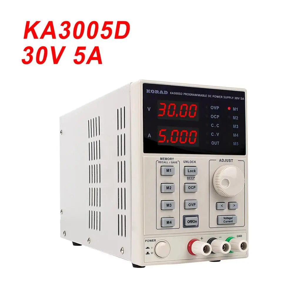 KA3005D 30V 5A Mobile Repair Production Line Testing Regulated Programmable Linear Variable Adjustable DC Power Supply