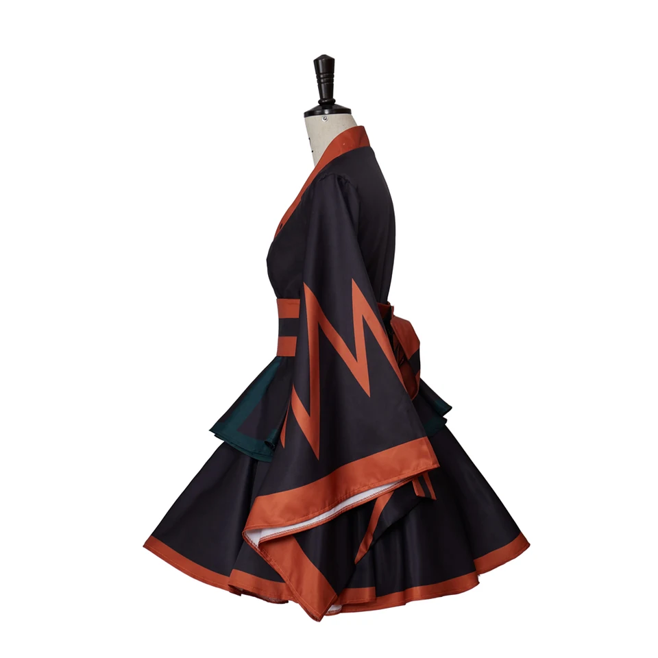 My Hero Academia Pyjama de nuit Izuku Midoriya Bakugou Katsuki Todoroki Shoto Costume de cosplay, combinaison L, orange, Orange, L