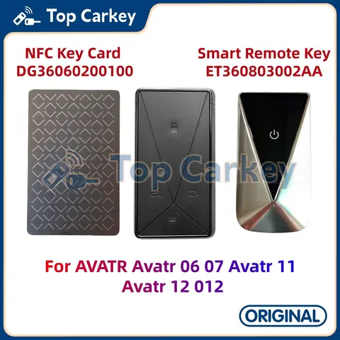 TopCarkey DG36060200100 NFC Key Card ET360803002AA Smart Remote Key for AVATR Avatr 06 07 Avatr 11 Avatr 12 012