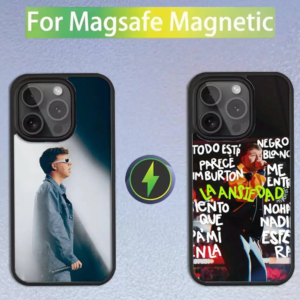 

Чехол для телефона Rapper Q-Quevedo для iPhone 16,15,14,13,12,11, Pro, Max, Plus, Mini, SE Magsafe с магнитной беспроводной зарядкой