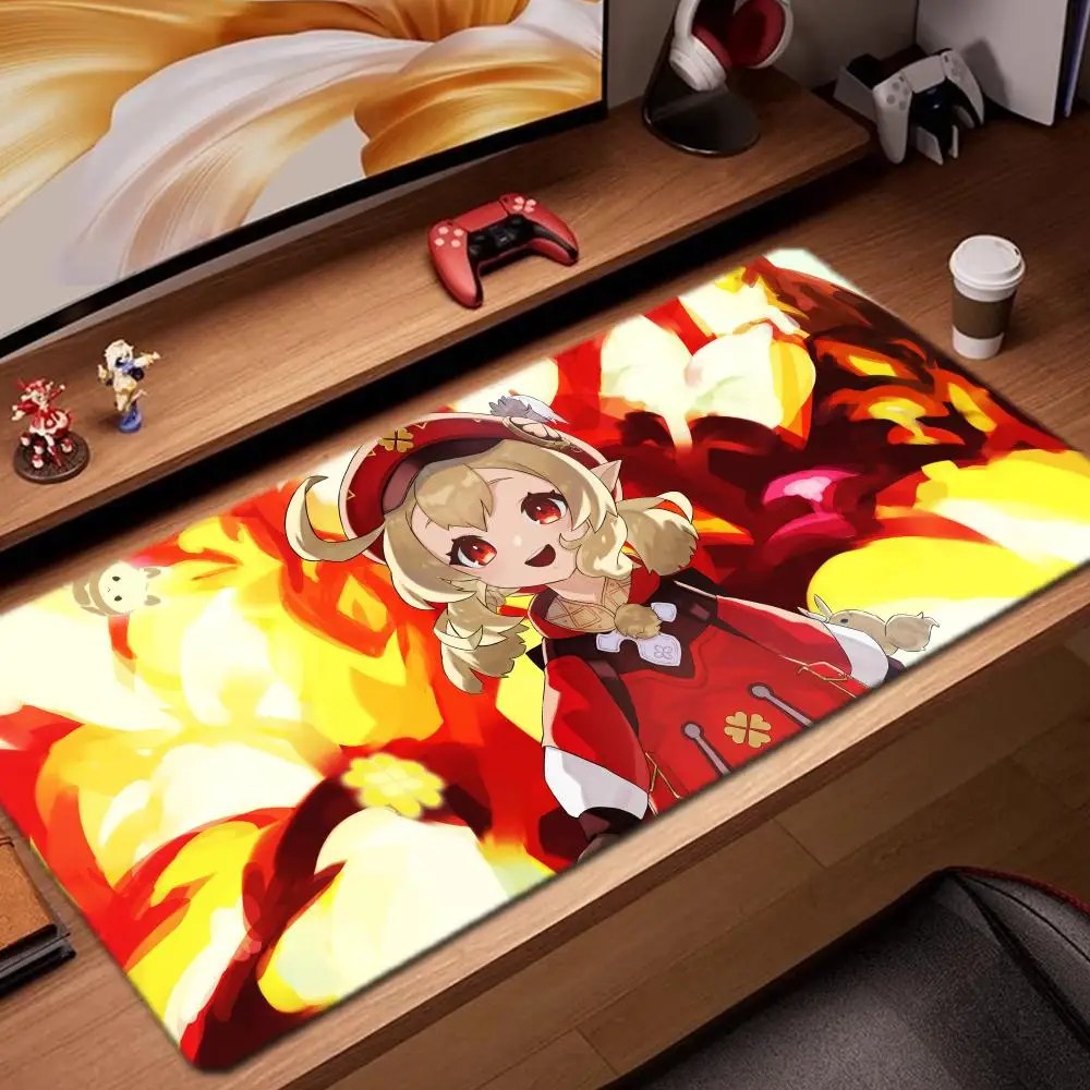 

Klee wallpaper Mouse Pad Game Accessories keyboard pad XXL large locking edge 900X400 mm table mat Gaming mousepad