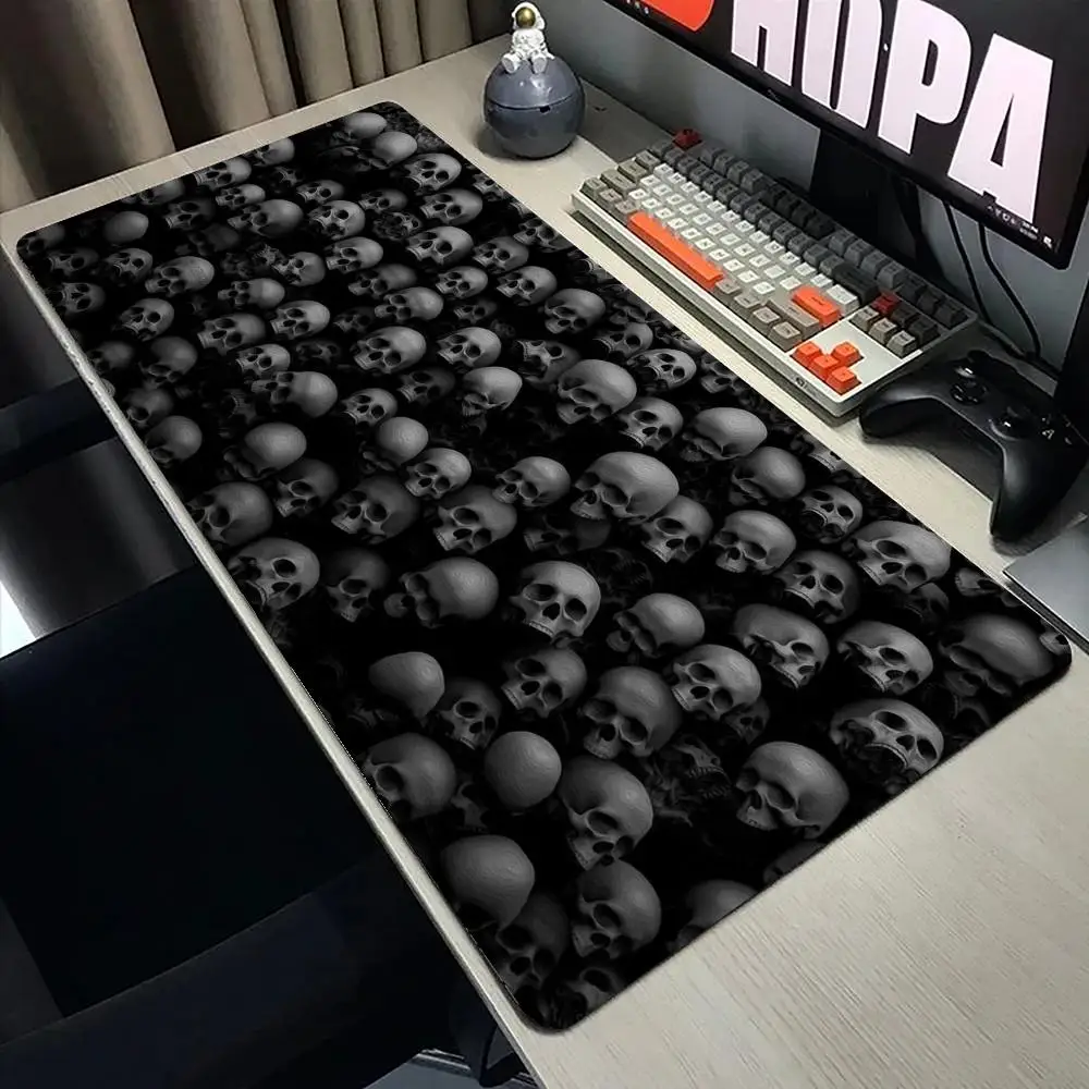 

Skull Design Mouse Pad Large Office Game Table Mats XXL Rubber Non-Slip Keyboard Mausepad Computer Accessories Long Desk Mat