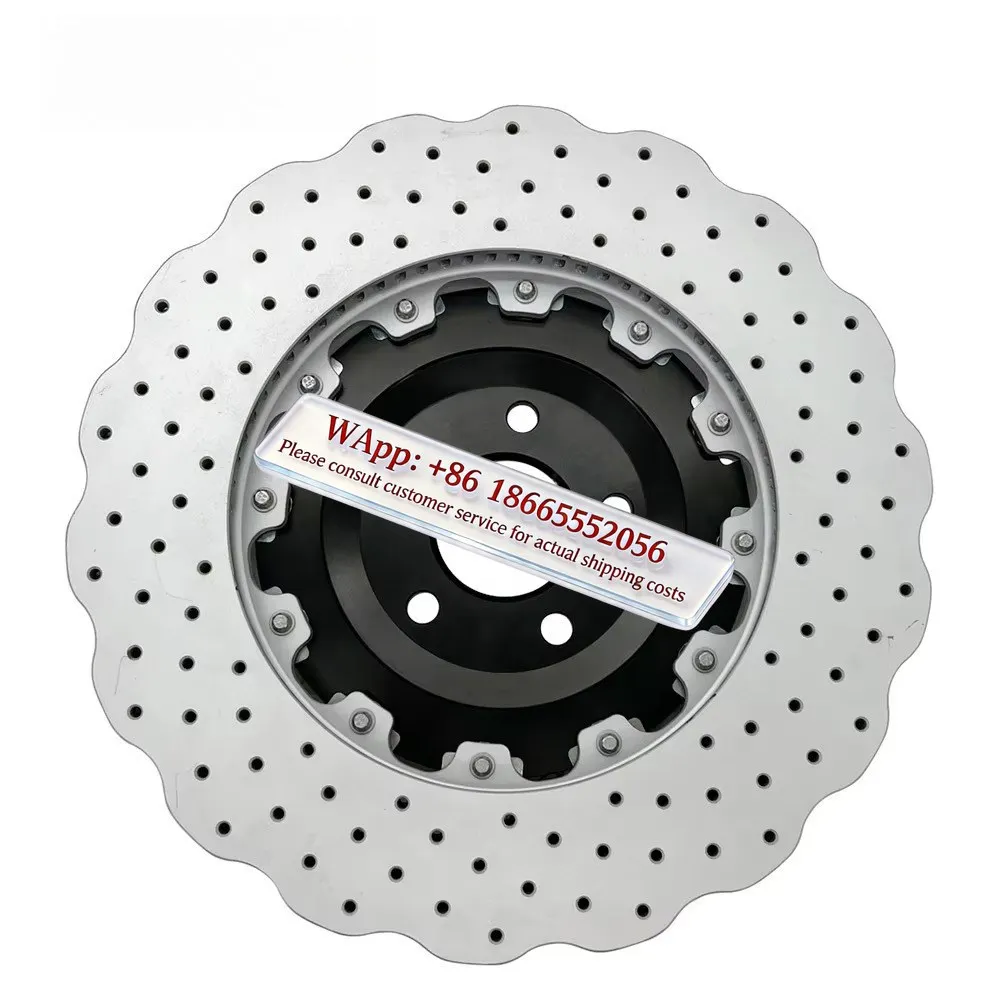 Hsingyik 4G0615301AH 390 MM Front Wave Floating Rotor for Au di RS6 RS7 Brake Disc Performance Quattro A6 Avant (4G5, 4GD, C7)