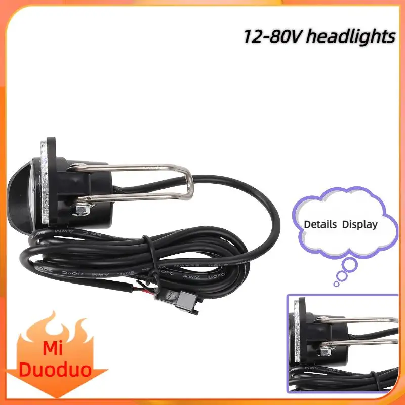 

Electric scooter modification accessories 12-80V headlights for night riding, LED lighting for night riding equipment