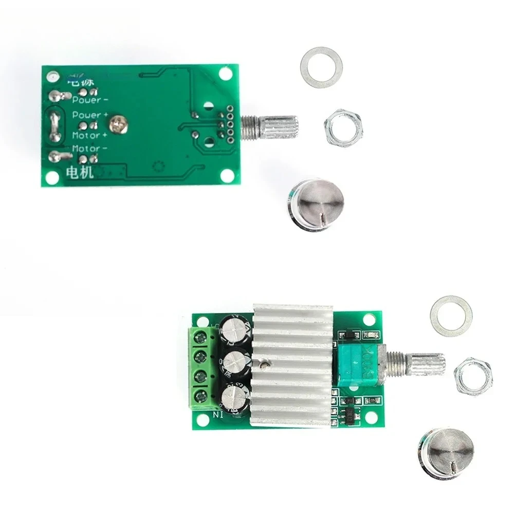 10A PWM ตัวควบคุมความเร็วมอเตอร์ DC 12 V/ตัวควบคุมแบบปรับได้ 24 V สำหรับ LED หรี่ 12-30 V อินพุตปุ่มหมุนควบคุมประสิทธิภาพสูง