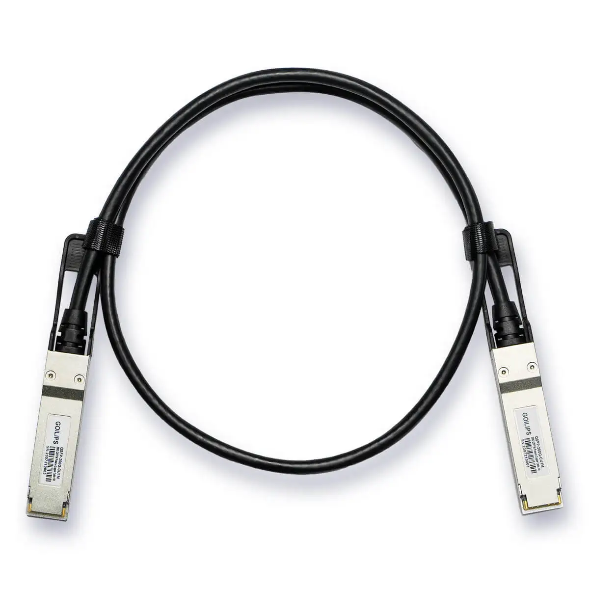 200G QSFP56 Passive Direct Attach Copper Twinax Cable,High-speed Stacking DAC,0.5m-7m, Cisco Huawei H3C MikroTik Dell Compatible