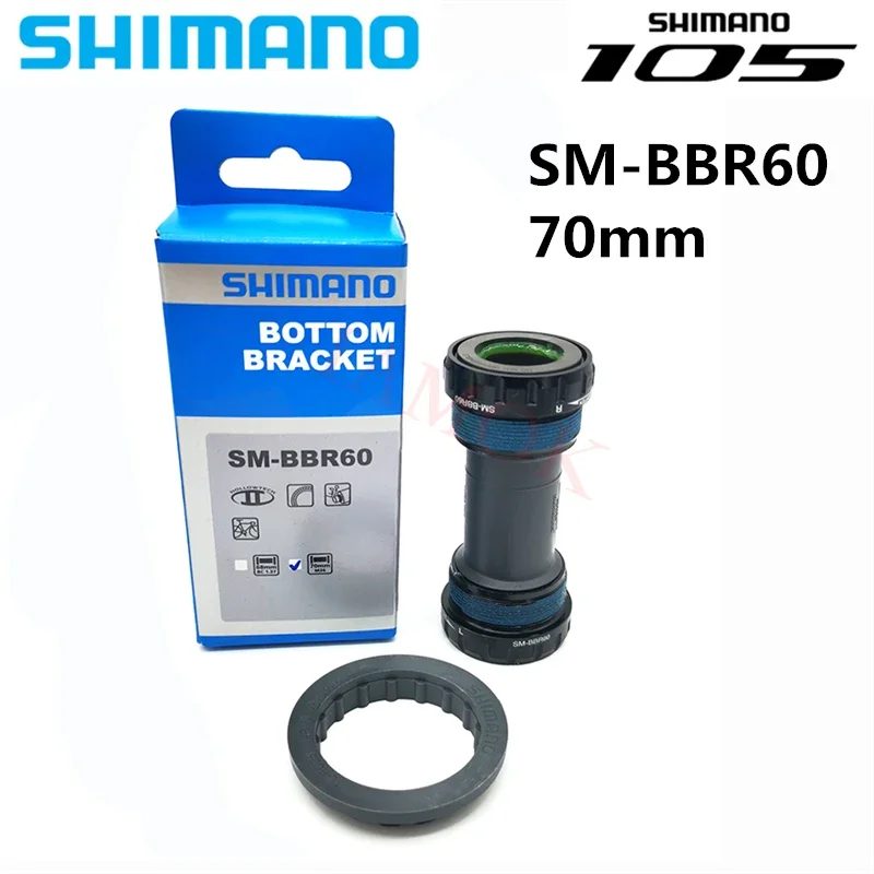 SHIMANO 105 5800 SM-BBR60 Threaded Bottom Bracket Iamok Road Bicycle HOLLOWTECH II 68mm 70mm BB Bike Parts