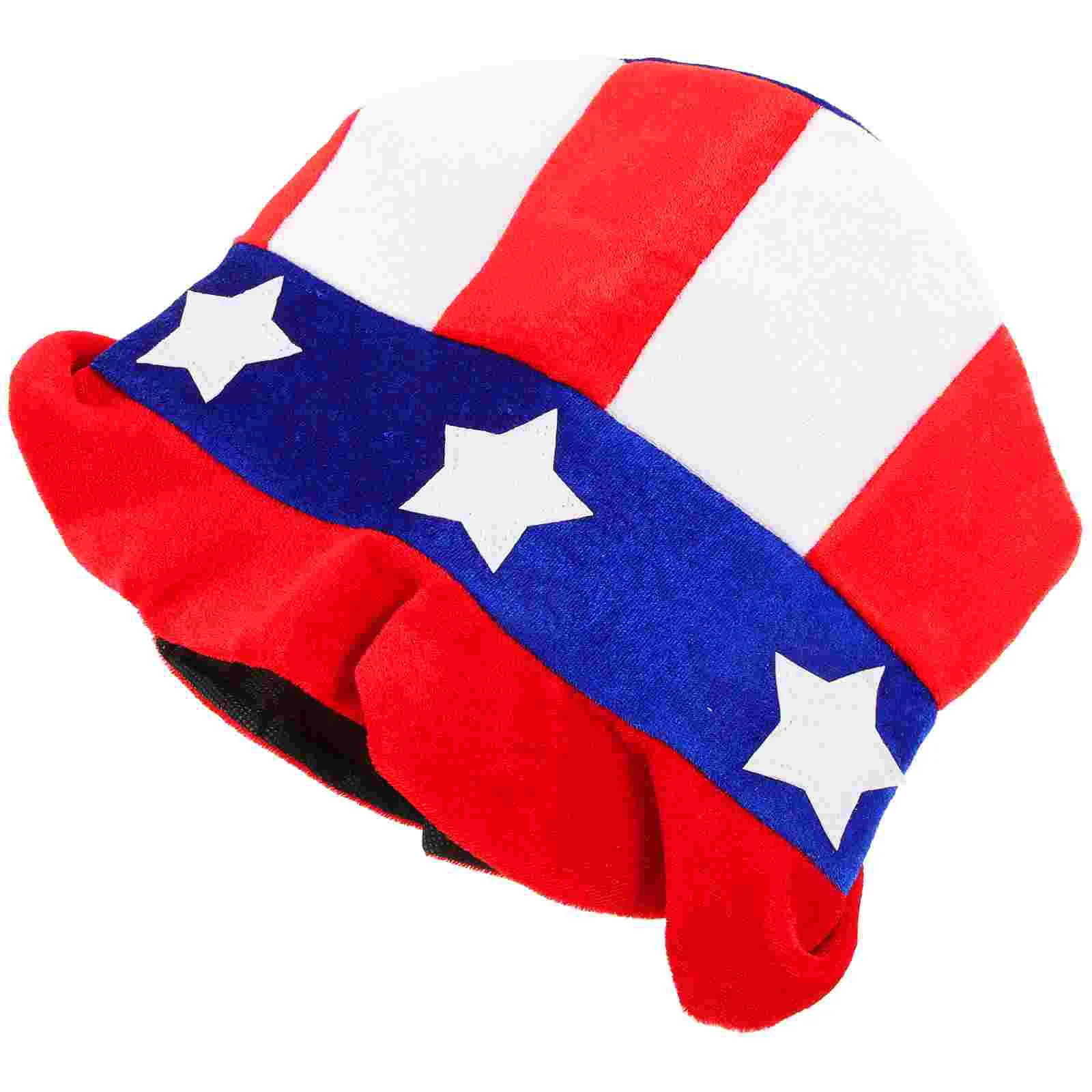 Independence Day Hat National Uncle Costume Top Hats for Men Forth of July Patriotic Party American Flag Headwear Legs