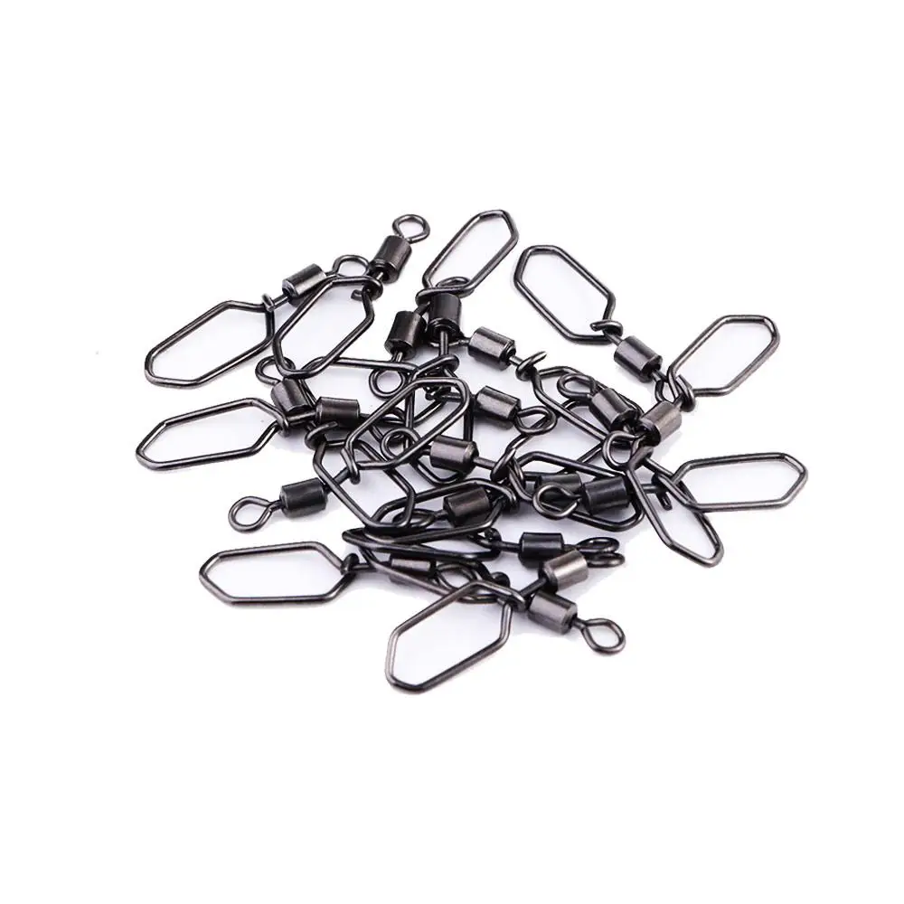 

Swivel Fishing Accessories Rolling Swivel Link Lure Hook Fishing Line Connector Interlock Snap Hook Snap Pin Fishing Swivels