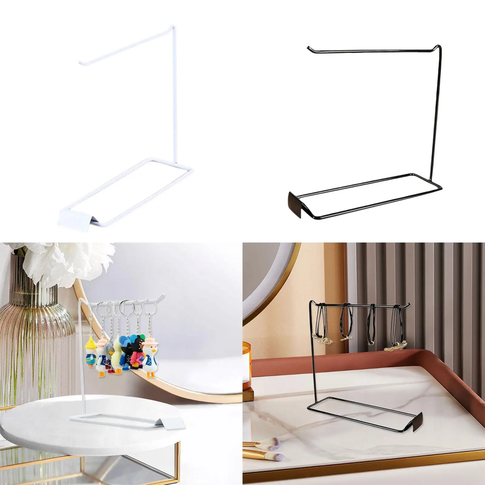 

Jewelry Organizer Display Stand Fashion Metal for Necklace Headband Trinkets