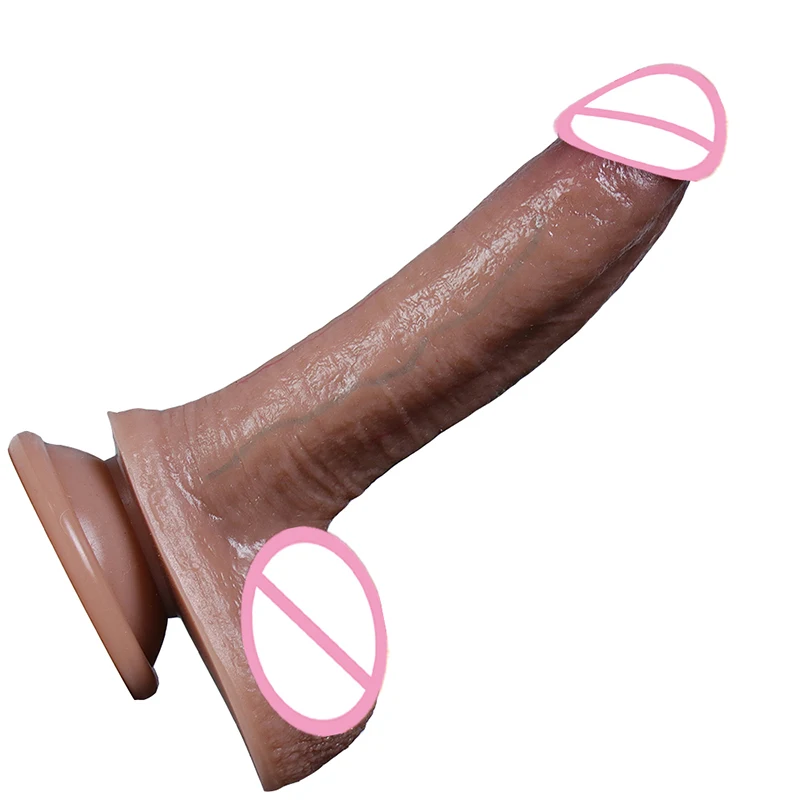 Double Layer Silicone Dildo Soft Realistic Penis Small Adults Butt Plug Suction Cup Anal Sex Toys For Woman Masturbator 18+ Shop