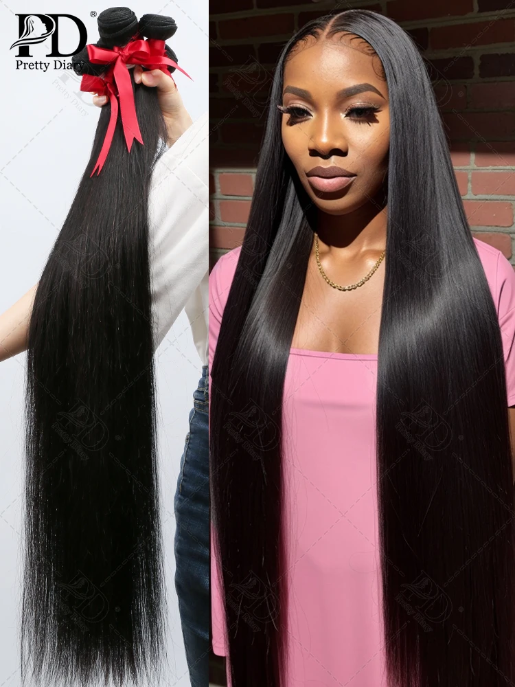 Brazilian Virgin Hair Straight Human Hair (18/20/22 Inch) 100% Unprocessed Straight Brazilian Virgin Human Hair Weave Natural Bl