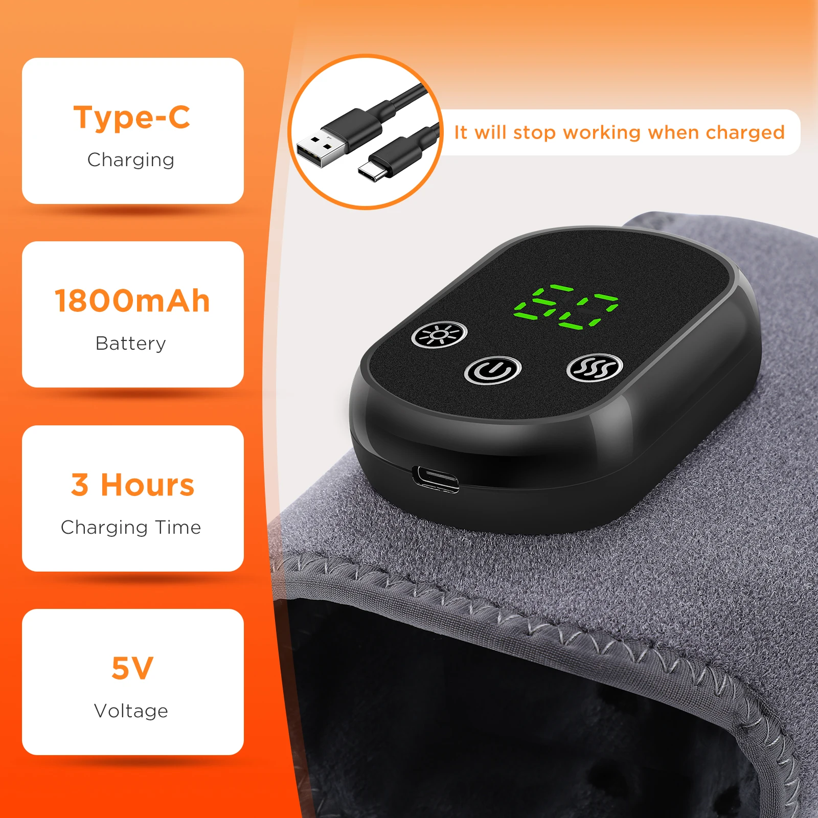 Electric Ankle Massager Ankle Brace Relaxation Treatment Air Compression Foot Massager Relieving Achilles Tendoniti