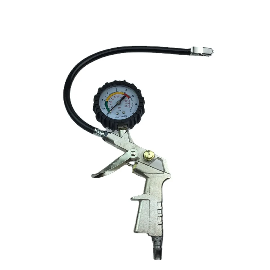 Multi-function Car Tire Pressure Table Tire Pressure Gauge Gun Pneumatic Gun with Deflated Tire Gun Cheer Aerated Table