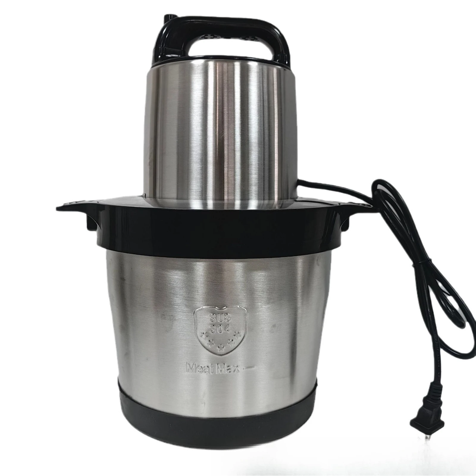 

Коммерческая электрическая мясорубка на 6 л, многофункциональная модель для приготовления пищи из нержавеющей стали, встроенная мясо с фаршами и начинкой