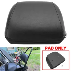 Motorcycle Detachable Passenger Backrest Sissy Bar Rear Leather Back Rest Cushion Pad For Harley Sportster 883 1200 48 2004-up