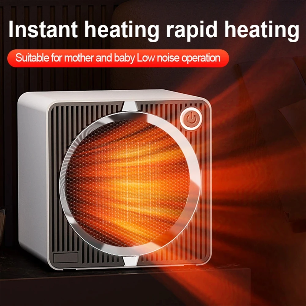 500 واط PTC سطح المكتب سخان كهربائي صغير محمول مروحة ومدفأة السيراميك التدفئة الدافئة منفاخ الهواء المنزل مكتب آلة تدفئة