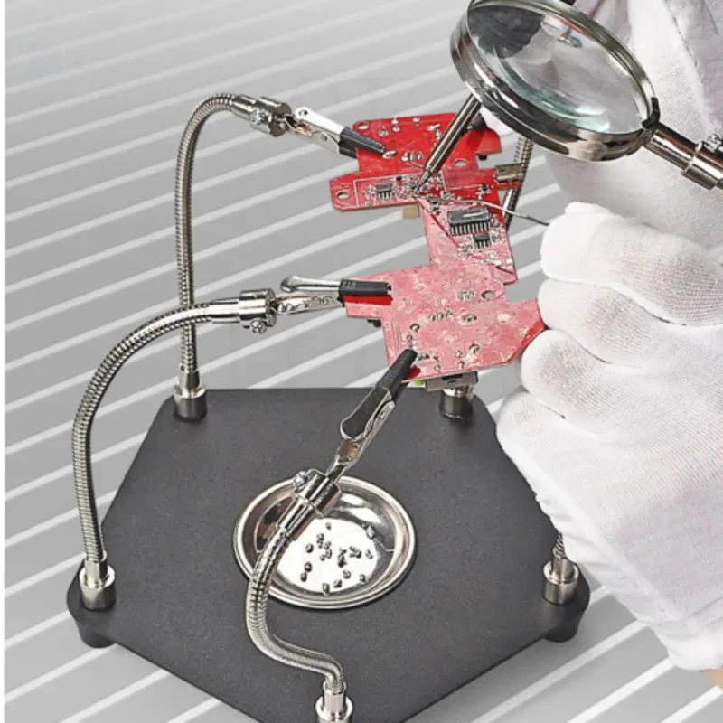 

TE-806 Mobile Phone Repair Soldering Station Welding Fixture Circuit Board PCB Auxiliary Tool Clamp Universal Workbench