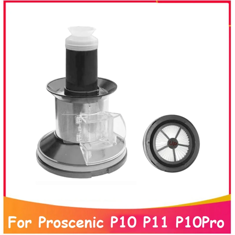 Dust Cup Filter Accessories For Proscenic P10/P11 Handheld Cordless Vacuum Cleaner Replacement Attachment HEPA Filter