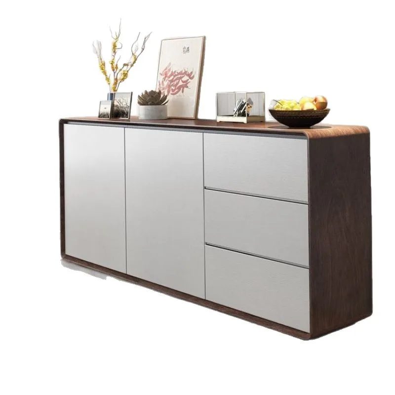 

Современный и простой боковой шкаф для гостиной, столовой, встроенный настенный сундук.