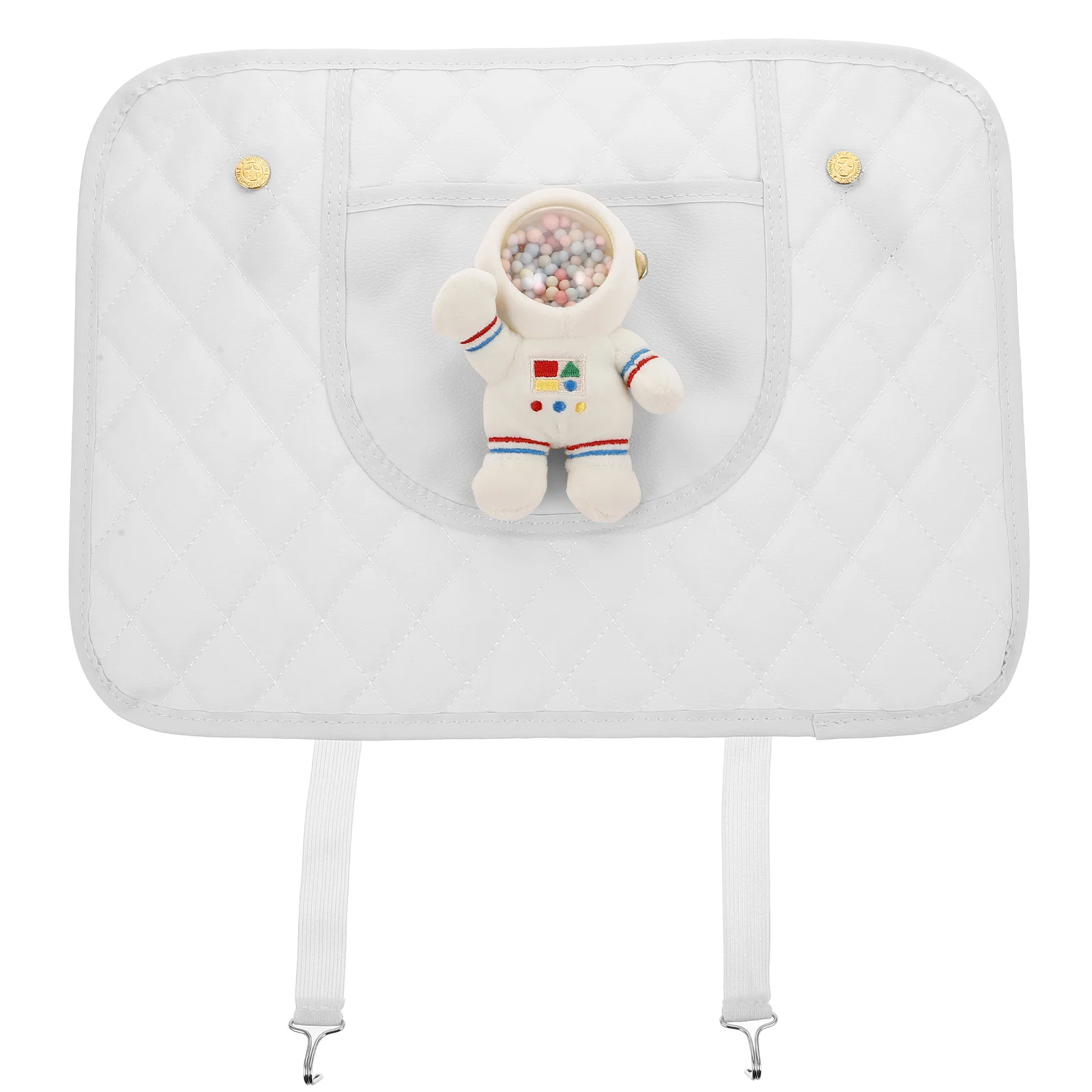 

Back Seat Protector Spaceman Design Car Kick Mat Storage Pocket Resistant Seat Back Cover for Suv Car Accessories