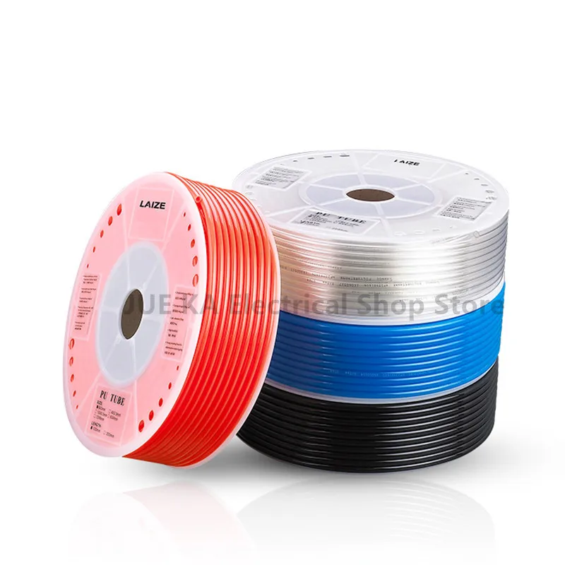 RED 1m/lots PU High pressure Pneumatic Component OD10MM-6.5 Air Line Polyurethane Hose for Compressor one meter PU tube
