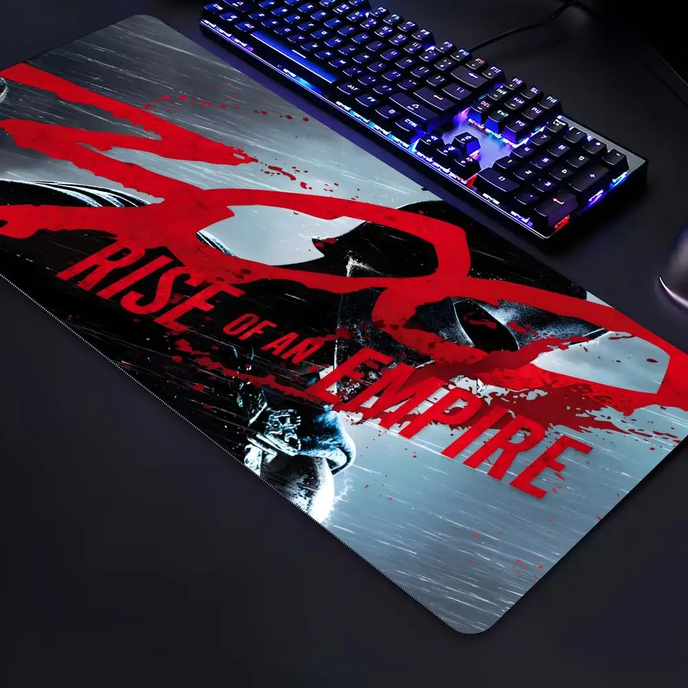 

300 Rise Of An Empire Mouse Pad Multiple Sizes Large Square Computer Office Game Table Mats Rubber Anti-slip Mousepads