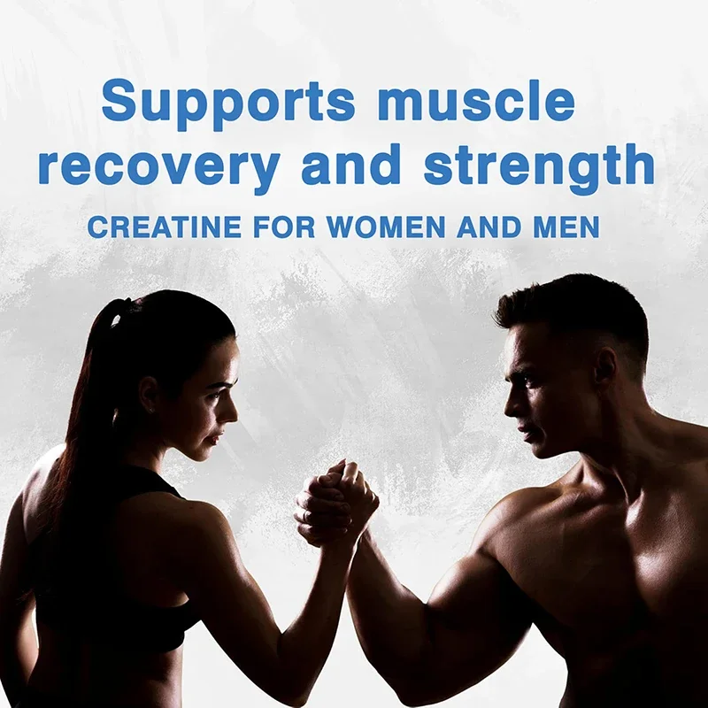 Creatine Monohydrate - Supports Muscle, Energy and Cognitive Function, Increases Lean Muscle Mass - Gluten Free