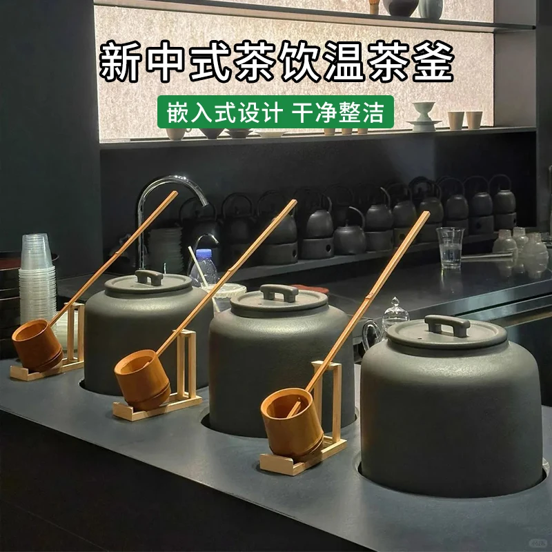 New Chinese Tea Drinking Kettle Health Thermos Pot Large Pot Boiling Tea Kettle Electric Ceramic Stove Heating Large Capacity