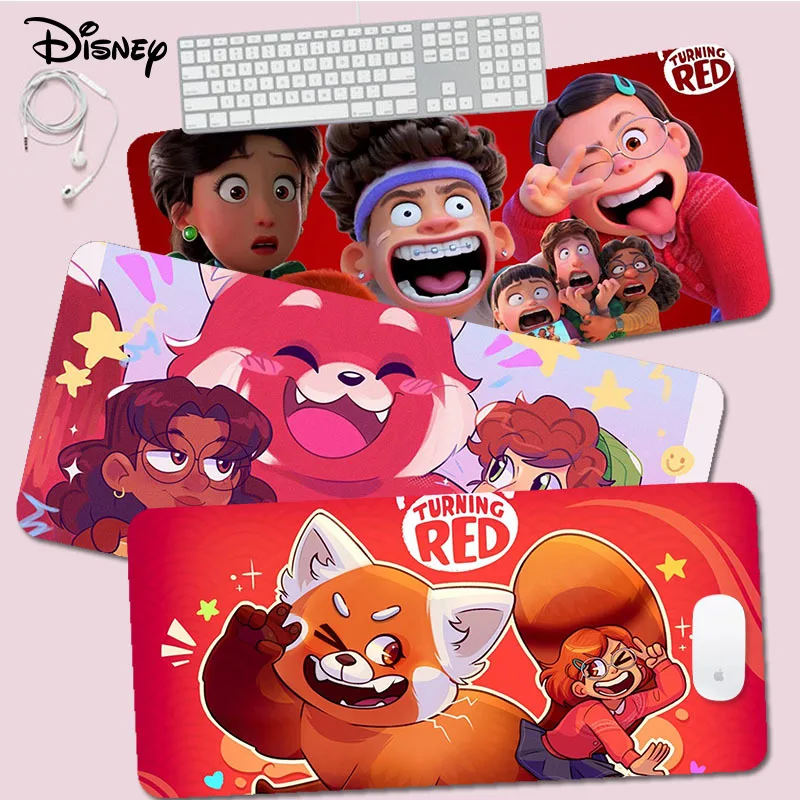 Disney Turning Red Mousepad 90x40cm Big Keyboard Mat Table Mat Students Gamer Desktop Mousepad Gaming Mouse Pad forPCMouseCarpet