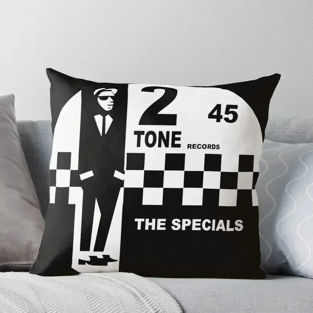 

the specials black and white 45 circle records Throw Pillow Cushion Cover Luxury luxury covers pillow