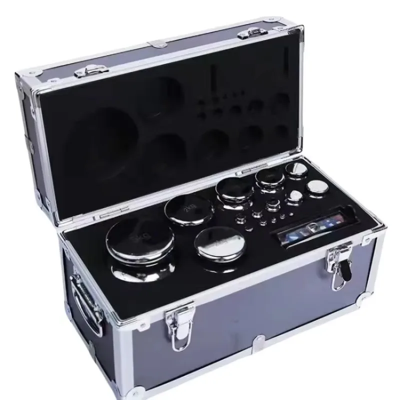 

Weighing M1 1g-5kg Chrome Steel Rust School Scale Calibration Weight Set for 0.01g 5kg Precision Balance