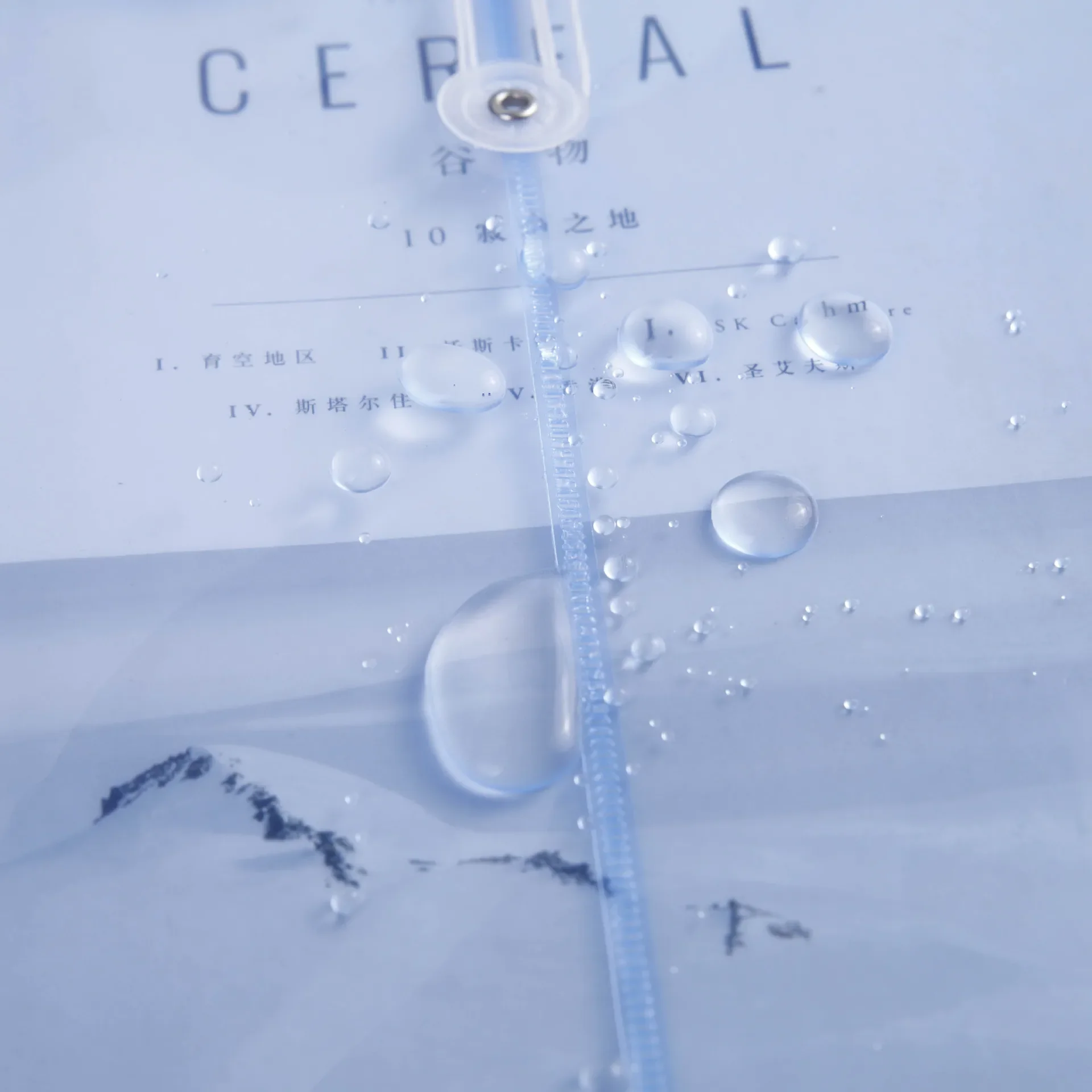 50 Pcs/set A4 Thickened Transparent File Bag with Rope Wrapped Office Business Bag Holder Student Test Paper Storage Bags