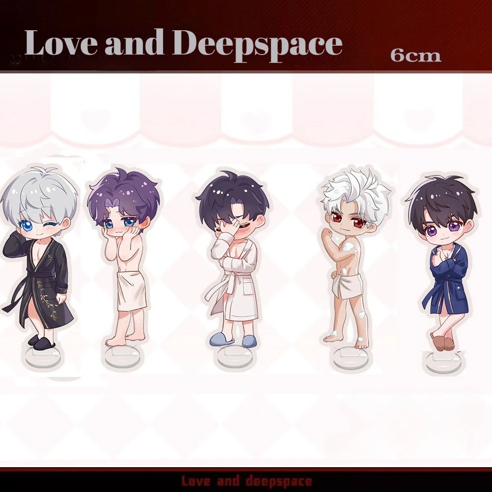 

1/5 шт. игра Love and Deepspace Sylus Xavier Zayne Rafayel Caleb, фигурка для косплея, пижама, стоячая тарелка, орнамент, мультяшные подарки