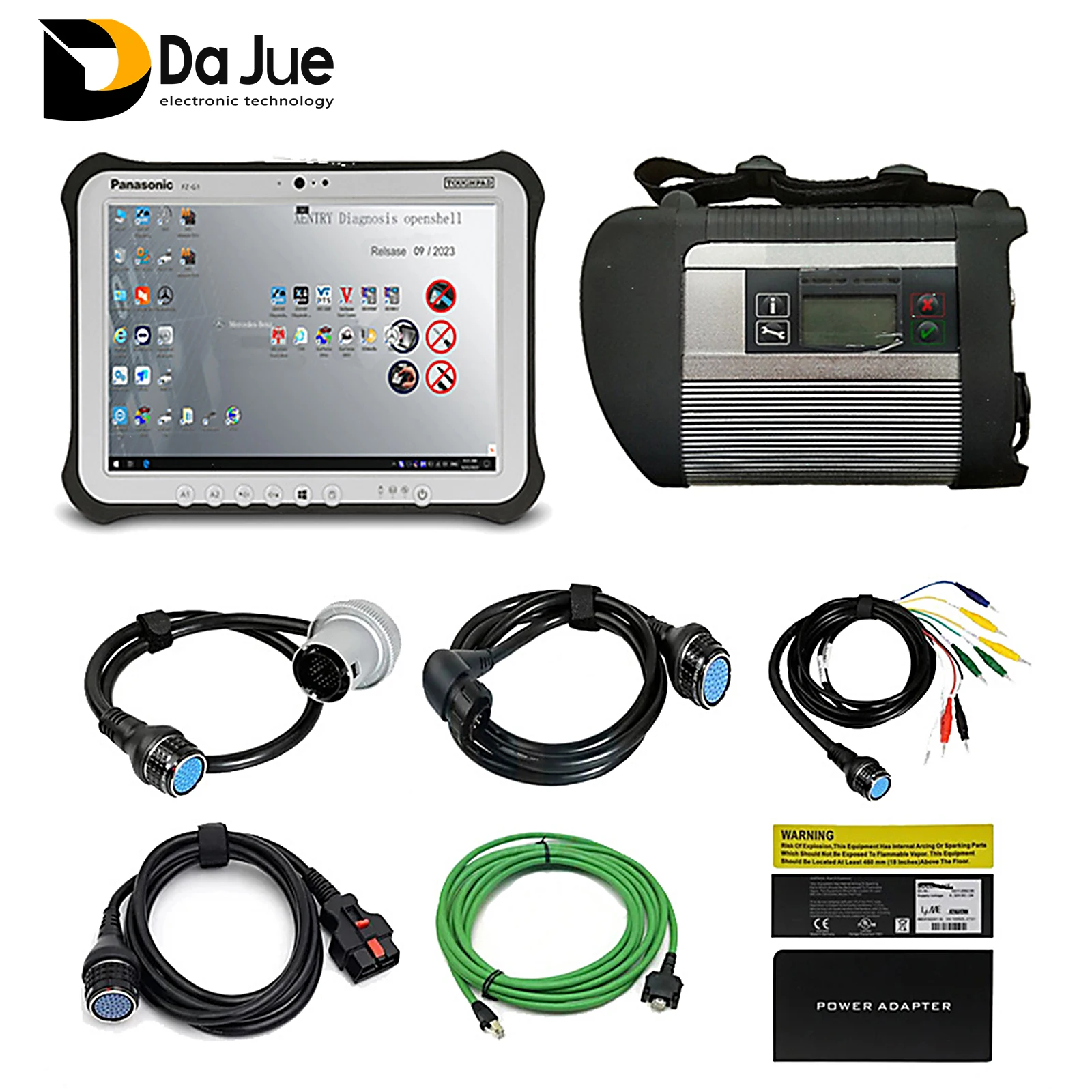 Mb SD Connect C4 Diagnostic Tool With Tablet ZF-G1 C4 WIFI DOIP for benz diagnostic tool for Mercedes Diagnose Tool