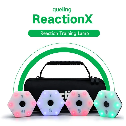 Imagen 1 del producto 【Queling】Reactionx lámpara de luz de entrenamiento equipo de respuesta de agilidad de velocidad baloncesto fútbol tenis fitlight blazepod hockey