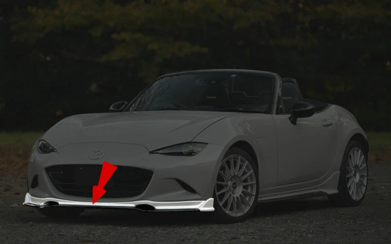

suitable for FRP Fiberglass Front Bumper Lip for MX5 ND5RC Miata Roadster ESQ Style