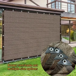 1pc 90% 커피 컬러 차양 천 차양 그물, 정원 파티오, 식물, 온실, 야외 파빌리온, 잔디밭, 개집에 적합