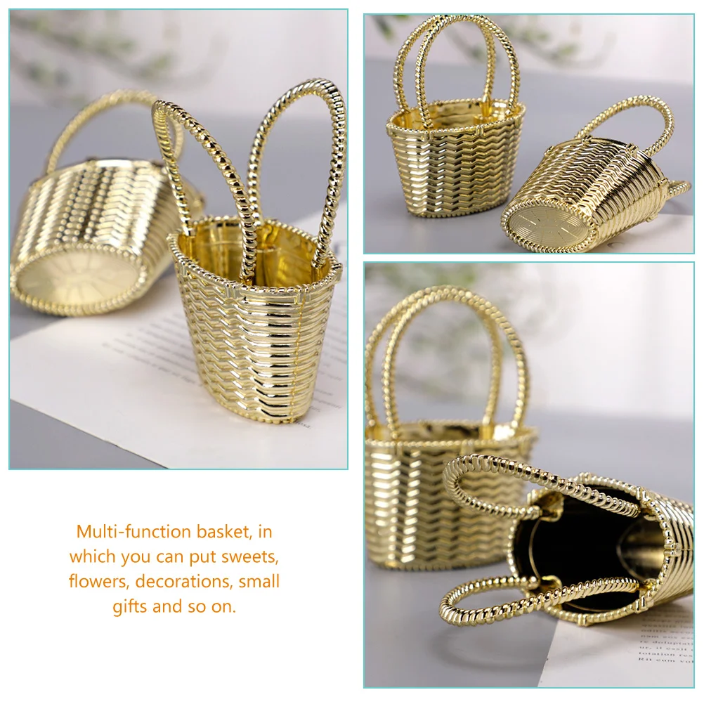 

12 Pcs Candy Box Party Surprise Small Gifts Wedding Decor Serving Basket Baskets Creative Favor Containers Baby