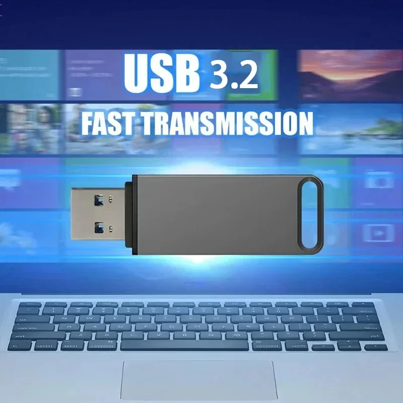 Xiaomi-USB 3.2フラッシュドライブ,高速ペンドライブ,4テラバイト,8テラバイト,16テラバイト,タイプCメタル,コンピュータストレージデバイス用の防水USBメモリ,新品