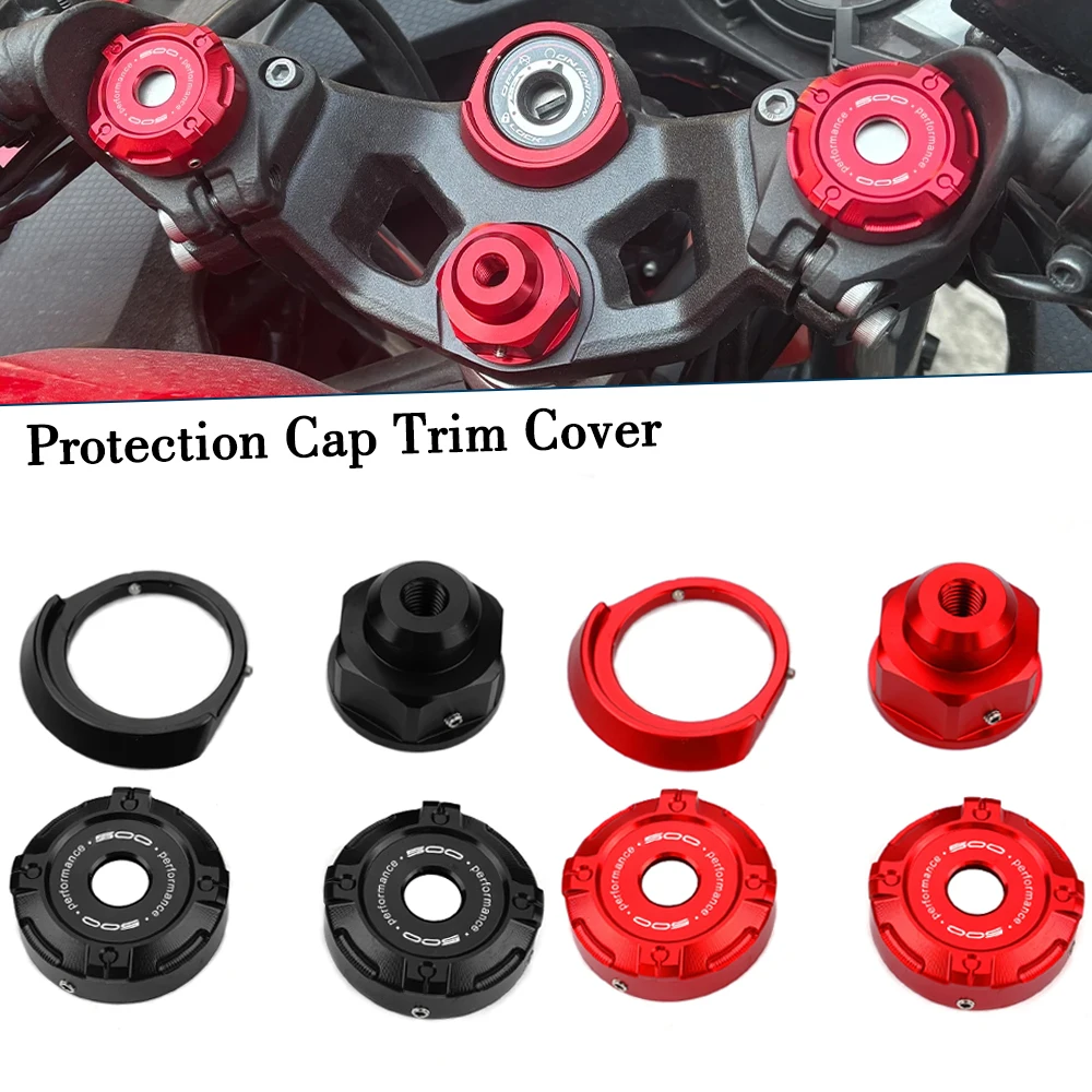 

Для Kawasaki Ninja 500 2024 2025 2026: Защитная крышка амортизатора передней вилки мотоцикла с ЧПУ и декоративное кольцо зажигания