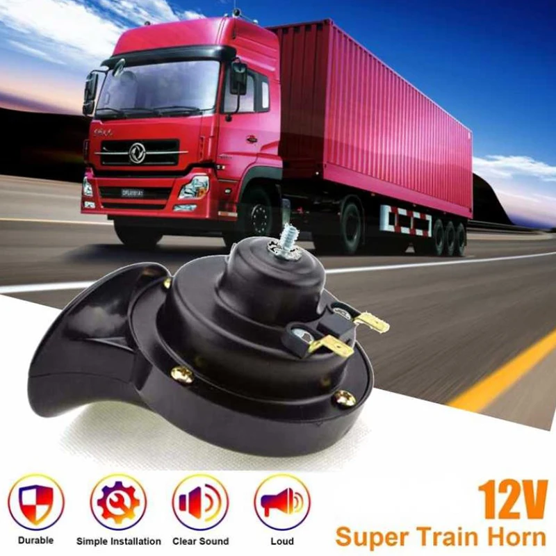 New 300db Super Train Horn For 12V Power Supplies Car-boat Motorcycles Automotive Loudspeaker Car Speaker Sound Signal